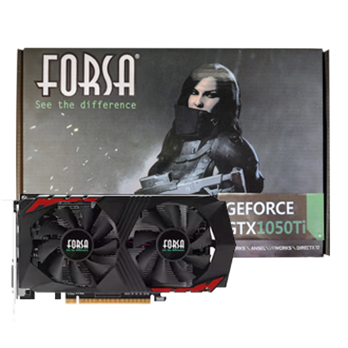 FORSA  지포스 GTX1050 Ti D5 4GB DUAL