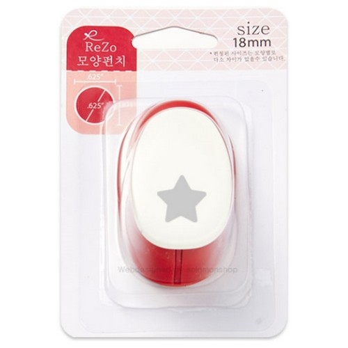 포코스  ReZo 모양펀치 R-18 18mm