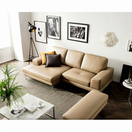 자코모 모드 카우치 천연가죽 소파 3.5인용