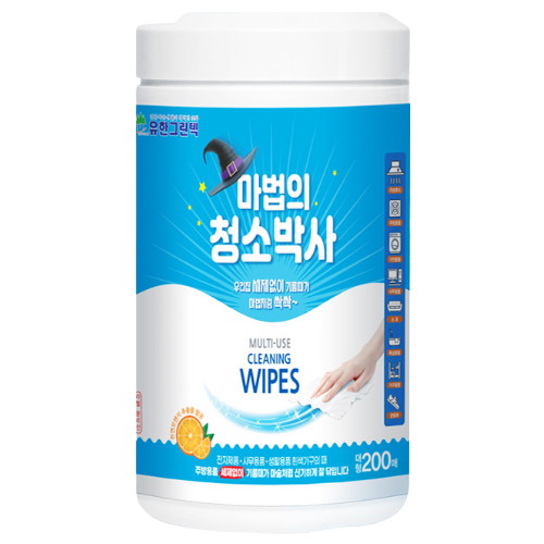 유한그린텍  마법의 청소박사 1714 캡형 200매