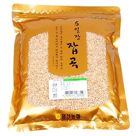 정선농협  5일장 잡곡 현미 2kg