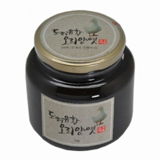 도해 유황오리양엿 1kg 전통방식수제제조 한방 다슬기