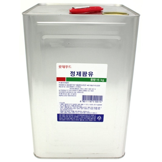 롯데푸드 정제 팜유 15kg