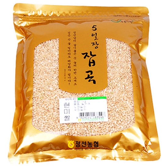 정선농협  5일장 잡곡 현미 1kg