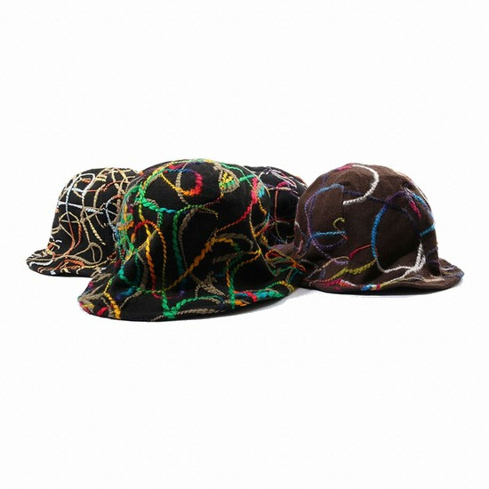 제이크로우  트윌 니트 나팔 와이어 울 챙모자 JCC17F-TMG01