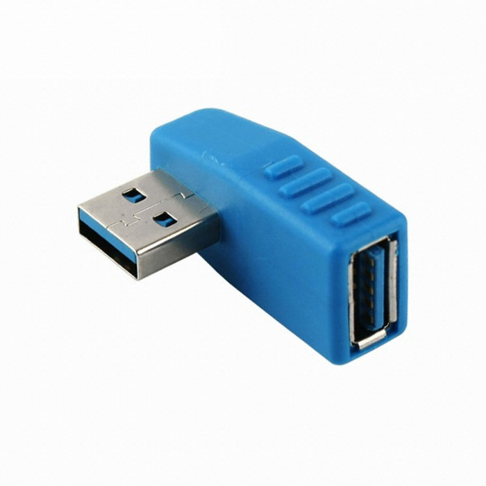 라이트컴 Coms USB 3.0 젠더 연장 M/F 우향 꺾임형
