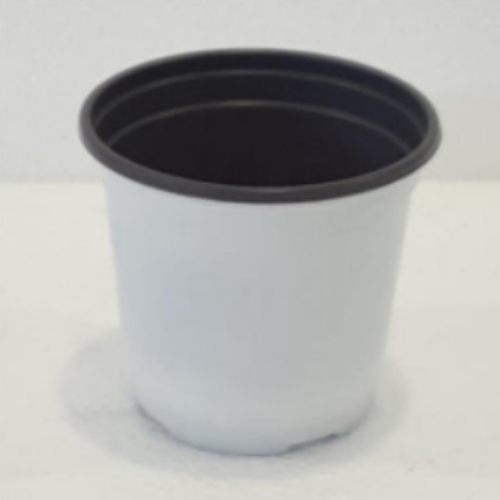 왁스콜렉션  이색포트 흰색 100 비닐포트 화분 모종 분갈이흙