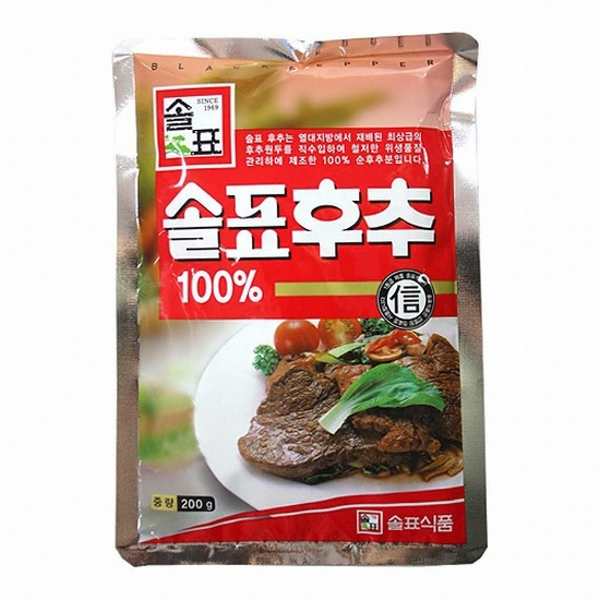 솔표식품 후추 가루 200g