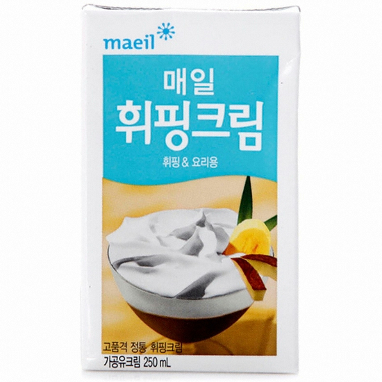 매일유업  휘핑크림 250ml
