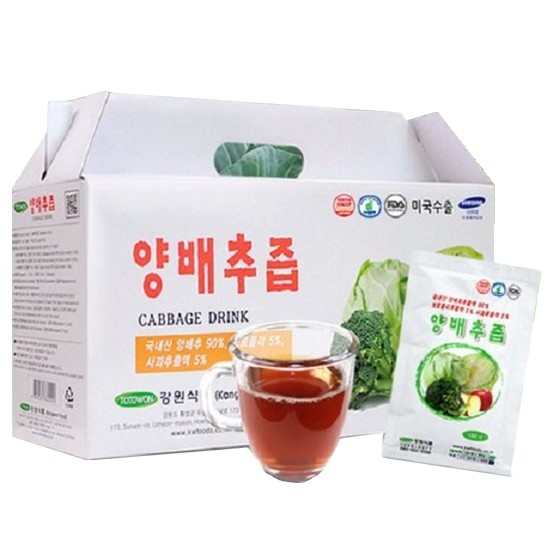 강원식품 양배추즙 100ml 30포 [1개] - 에누리 가격비교