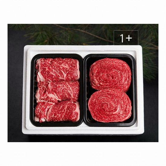 대구축협  팔공참한우 1+등급 실속 선물세트 1호 1.2kg