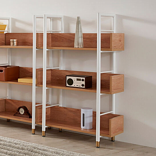 상도가구 원형프레임 3단 철제책장 800