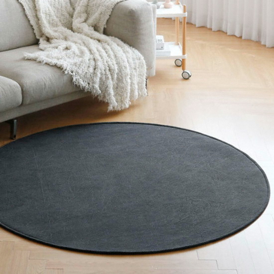 바이빔 이븐 면 러그 원형