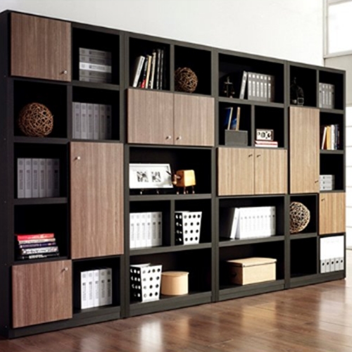 비앙스 로시니 5단 책장 블랙우드