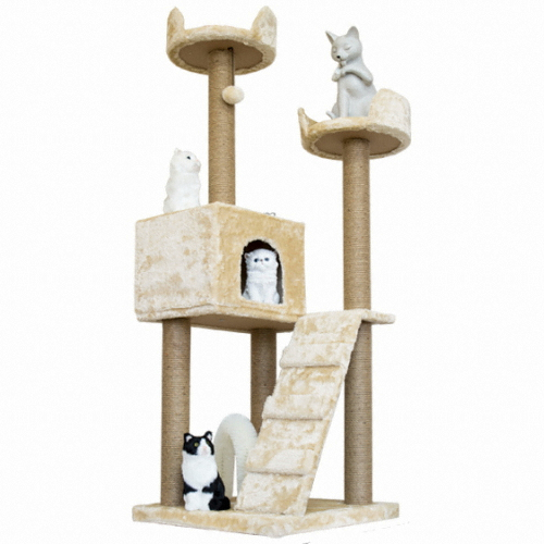 엠펫 스칼라 캣타워 아이보리