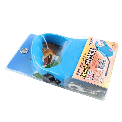 제이더블유파트너 코텍 핸디 애견목줄 K-2580  5M 외출용 리드줄 개줄 애견줄 산책 훈련 강아지줄 개목줄 개목걸이