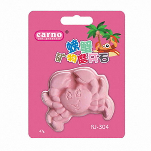 대주  카르노 햄스터이갈이 미네랄스톤 꽃게모양 햄스터용품