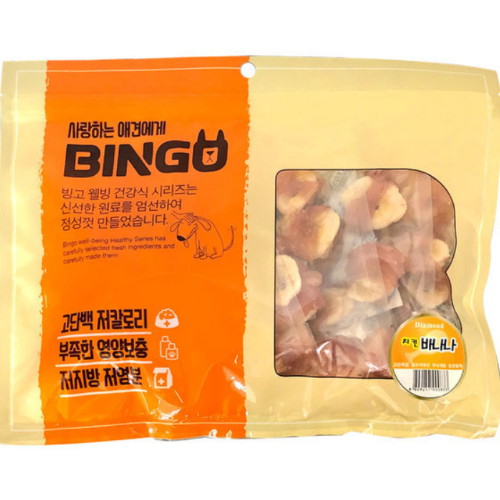 다이아몬드펫 빙고 바나나 사사미 400g