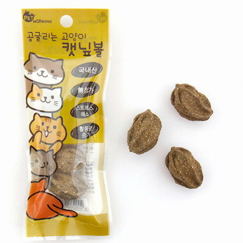 펫모닝 공굴리는 고양이 캣닢볼 PMC-372