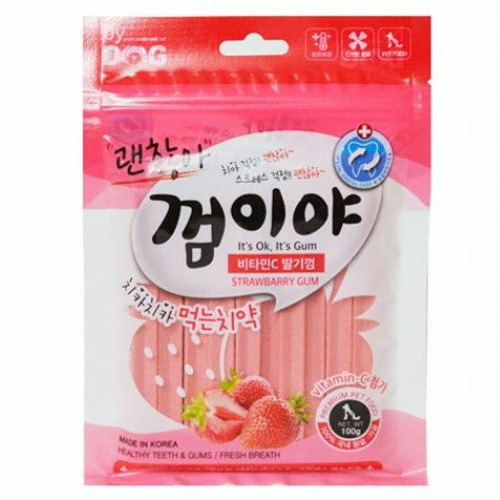 오션 괜찮아 껌이야 딸기 100g