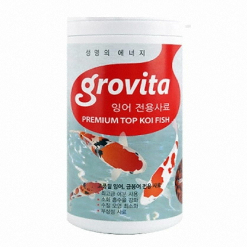 그로비타  잉어사료 400g  잉어먹이 비단잉어사료 -미