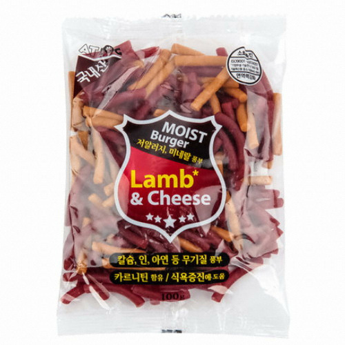 부명 앳독 모이스트 양고기 치즈버거 100g