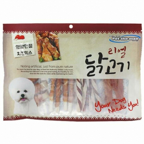 펫더맨 리얼 닭고기 영양만점 치킨믹스 300g