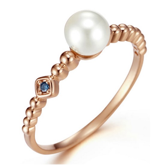 끄란느  14K 진주반지_C2RG003