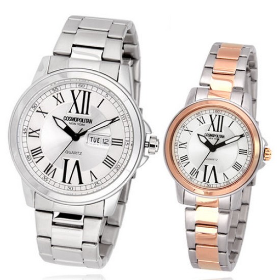 코스모폴리탄 남여 커플시계_CPM1417 ML