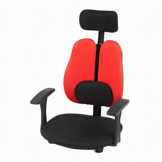 청송방 바이안 더블메쉬 요추 좌식의자 (팔+머리형) CH0707