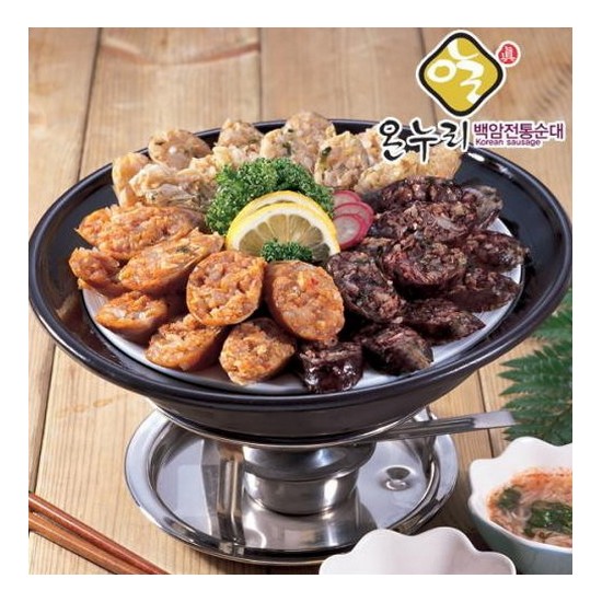 온누리식품  백암전통순대 모듬 3색 순대 420g