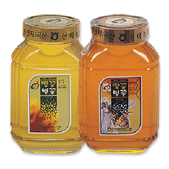 산이농협 땅끝벌꿀 아카시아꿀1kg + 잡화꿀1kg [2kg] - 에누리 가격비교