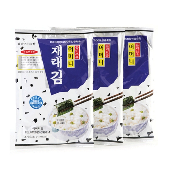 어머니식품 대천 어머니 조미구이 재래김 전장 [10개]