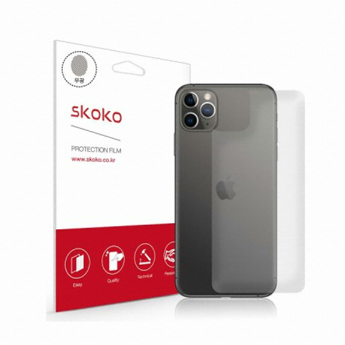 스코코  아이폰SE2 무광 후면 외부보호필름