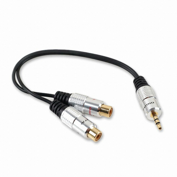 라이트컴 Coms 스테레오 RCA 케이블 젠더 Y형