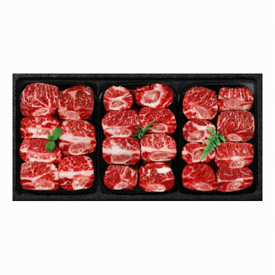 논산축협 1등급 장군한우 갈비세트 1호 2.4kg[1개] - 에누리 가격비교
