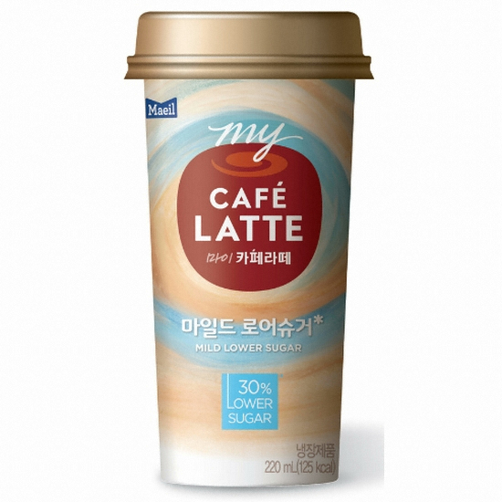 매일유업 마이 카페라떼 마일드 로어슈거 220ml