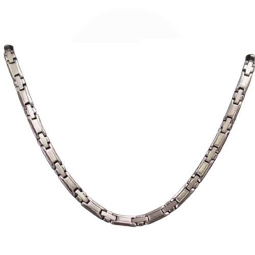 사노피아 게르마늄 티타늄 자석 건강목걸이 토파시오 (실버)