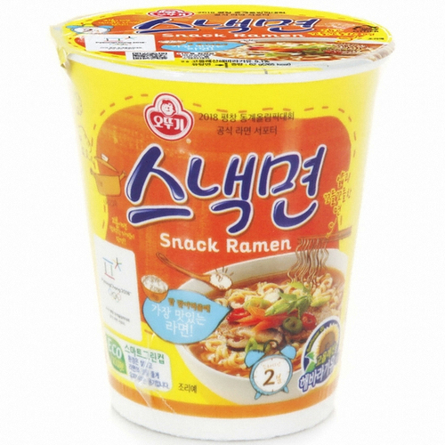 오뚜기 스낵면컵 62g [18개]