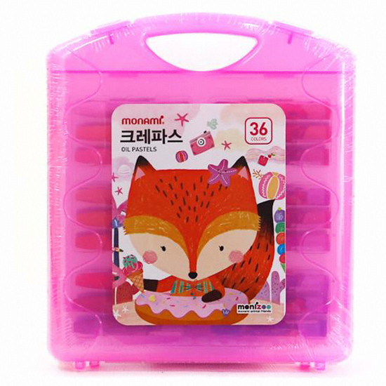 모나미  모니주 크레파스