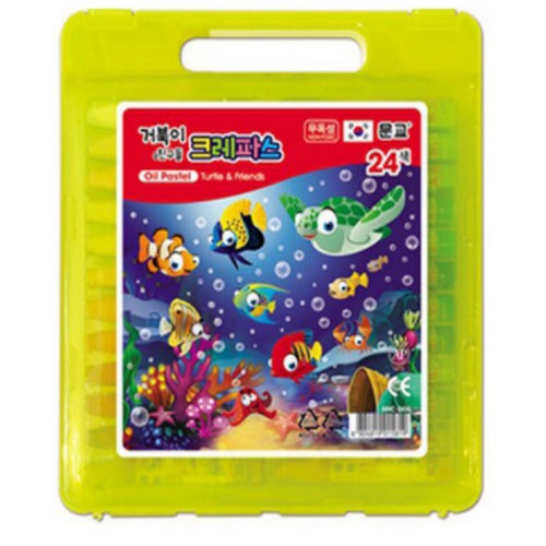 문교  거북이와 친구들 크레파스
