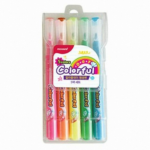 모나미  칼라풀데이 형광펜 세트