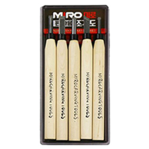 미스터홈  미로 판화용 조각도 5본/조각칼/미술재료/미술도구