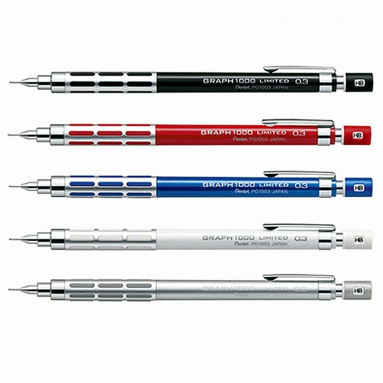 펜텔  그래프 1000 리미티드1 에디션 PG1003L 샤프 0.3mm