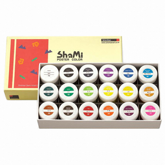신한화구  샤미 포스터물감 20ml