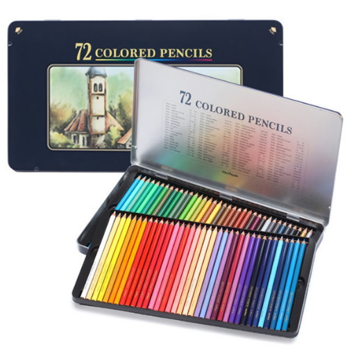 문화  넥스프로 고급 색연필 틴케이스