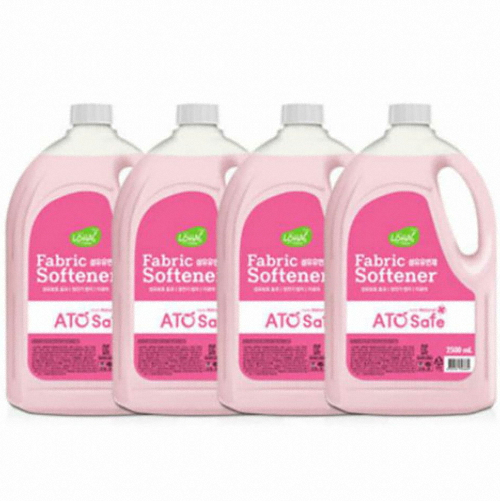  아토세이프 섬유유연제 핑크로즈향 2.5L[4개]