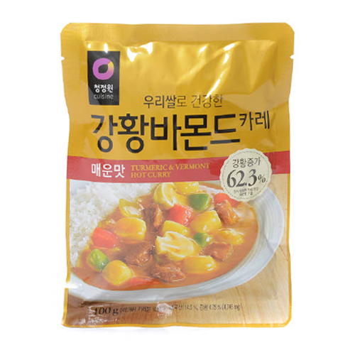 대상 청정원 우리쌀로 강황바몬드 매운맛 100g