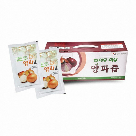 자연식품 자연을 먹은 양파즙 100ml 100포