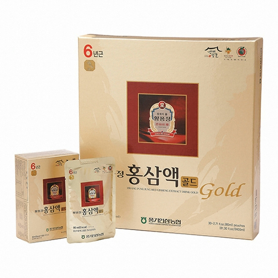  황풍정 6년근 홍삼액골드 80ml 60포 [1개]